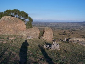 Boulders scattered on hillsides Central New South wales 3