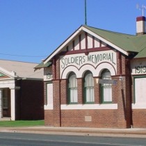 Soldiers Memorial Hall. West Wyalong