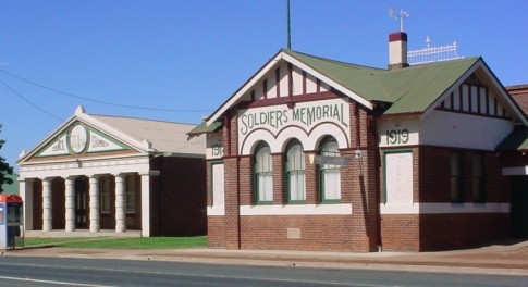Soldiers Memorial Hall. West Wyalong